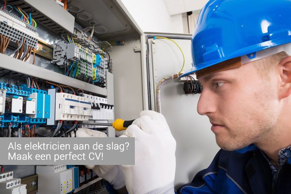 Voorbeeld CV elektromonteur / elektricien, gratis downloaden