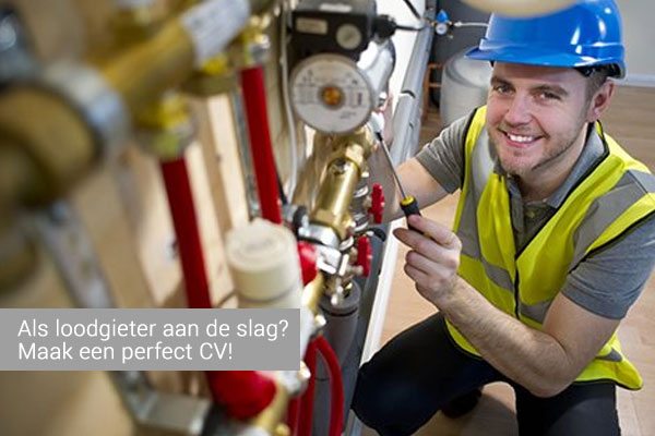 Cv voorbeeld loodgieter, gratis downloaden. Inclusief tips en uitleg.