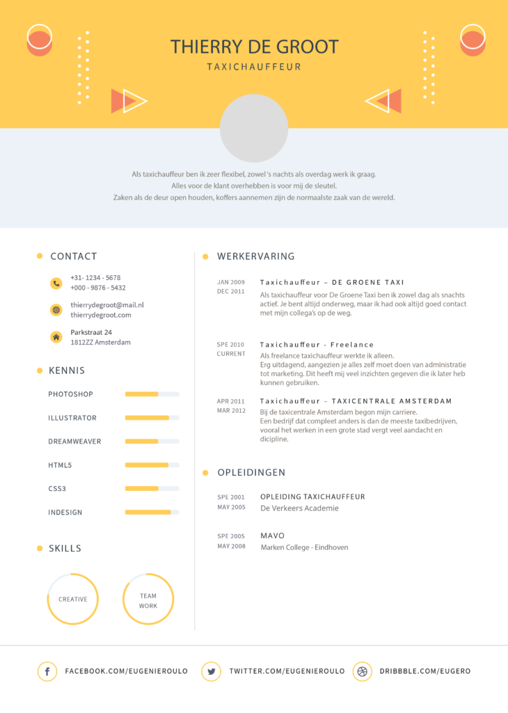 taxichauffeur cv image