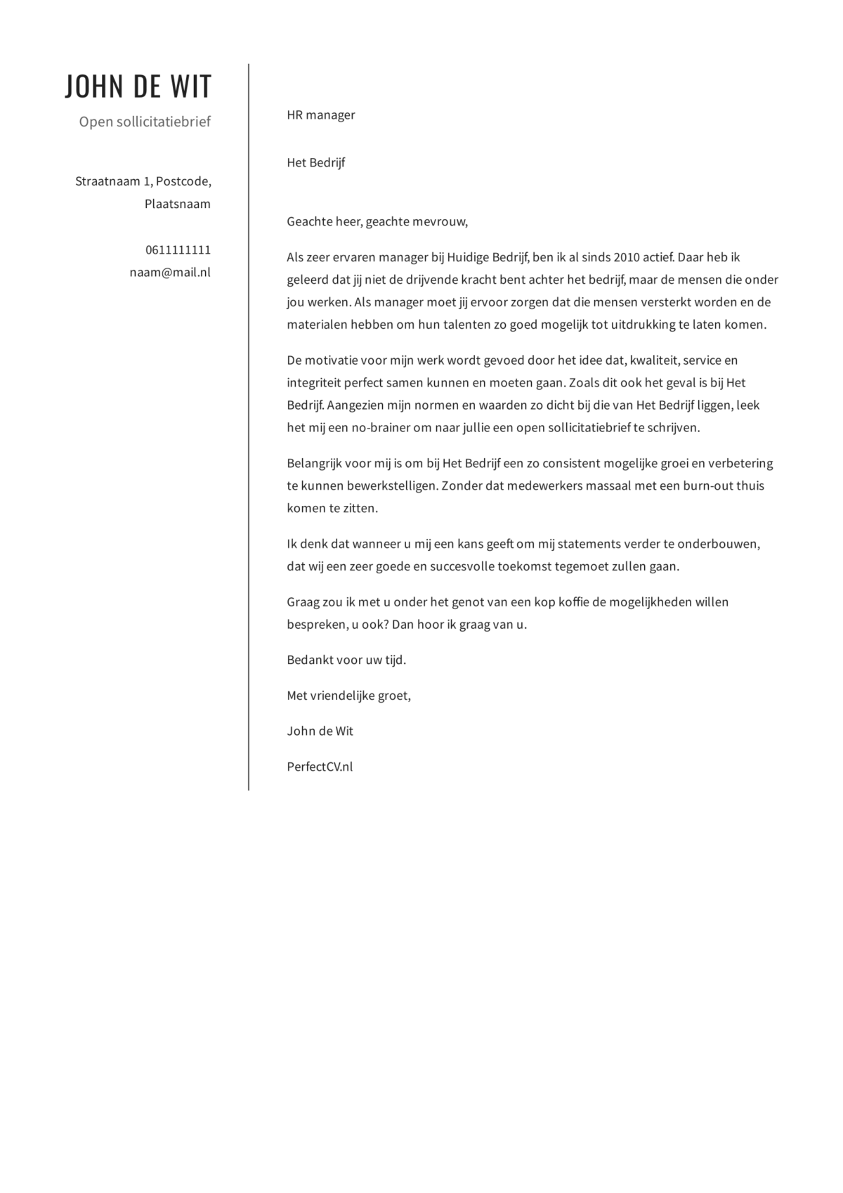Een Open Sollicitatiebrief, hoe schrijf je die in 2020? *Gratis Voorbeeld*